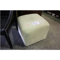 BEIGE FABRIC OTTOMAN