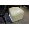 Image 1 : BEIGE FABRIC OTTOMAN