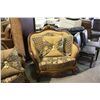 Image 2 : 3 PEICE BEIGE PILLOW BACK DECORATIVE SOFA SET