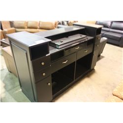 BLACK STORAGE COUNTER