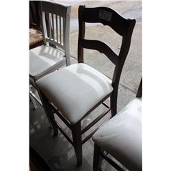 CHERRY AND WHITE BAR STOOL