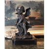 Image 1 : Harp Angel Bronze Sculpture