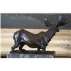 Image 2 : Magnificent Moose Bronze Sculpture