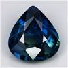 Image 1 : 0.76ct PEAR NATURAL GREENISH BLUE SAPPHIRE