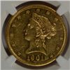 Image 2 : 1901-S $10.00 GOLD LIBERTY NGC AU58