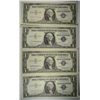 Image 1 : 4 $1 SILVER CERTIFICATE STAR NOTES