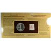 Image 2 : 2001 American Buffalo set with Buffalo silver $ stamp and replica of $5 silver
