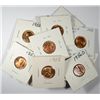 Image 1 : ( 20 )  BU LINCOLN WHEAT CENTS FROM THE 50'S