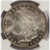 Image 2 : 1885-CC MORGAN DOLLAR UNC SAYS OBVERSE CLEANED, LOOKS 100% ORIGINAL! GRADES MS63