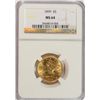 Image 1 : 1899 $5 GOLD LIBERTY NGC MS64 BEAUTIFUL!