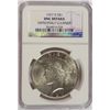 Image 1 : 1927-D PEACE DOLLAR NGC UNC SAYS CLEANED, WE DONT SEE CLEANING! GRADES MS62