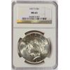 Image 1 : 1927-S PEACE DOLLAR NGC MS63 WHITE