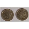 Image 1 : 1868 VF/XF & 1872 AU/BU THREE CENT NICKELS