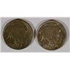 Image 1 : 1913-D TYPE 1 UNC & 1913-S TYPE 1 AU BUFFALO NICKELS