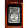 Image 1 : 2011 25Th ANNIVERSARY AMERICAN SILVER EAGLE, ICG MS-70  FIRST DAY OF ISSUE