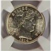 Image 2 : 1914-D BARBER DIME NGC MS64 WHITE