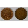 Image 1 : 1886 INDIAN HEAD CENT VF/XF  & 1889 INDIAN HEAD CENT AU