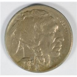 1923-S BUFFALO NICKEL XF MINT ERROR "PLANCHET FLAW"