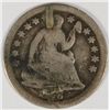 Image 1 : SEATED HALF DIME "LOVE TOKEN"