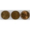 Image 1 : 3-LINCOLN CENTS (1914,1915-D, 1917) VF, GOOD, AU