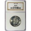 Image 1 : 1947 WALKING LIBERTY HALF DOLLAR NGC MS65 GEM