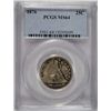 Image 1 : 1876 SEATED QUARTER PCGS MS 64 COLORS!