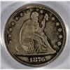 Image 2 : 1876 SEATED QUARTER PCGS MS 64 COLORS!