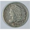 Image 1 : 1834  Bust half dime  VF  est $80-$85