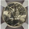 Image 2 : 1944-D MERCURY DIME, NGC MS-65  GEM