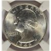 Image 2 : 1946-S WASHINGTON QUARTER, NGC MS-65 GEM