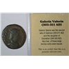 Image 1 : ANCIENT ROMAN COIN ATTRIBUTED TO THE GALERIA VALERIA SECOND WIFE OF GALERIUS