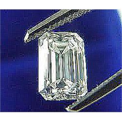 EGL CERT 0.5 CTW EMERALD CUT DIAMOND E/SI2