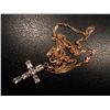 Image 1 : 14KT GOLD FILLED CROSS NECKLACE