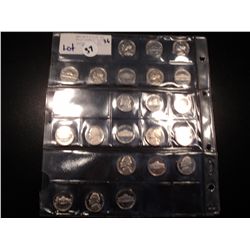 US 1969-2003 LOT OF 22 PROOF NICKELS