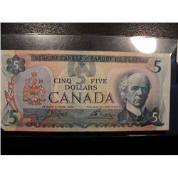 CANADA 1979 5 DOLLAR BILL