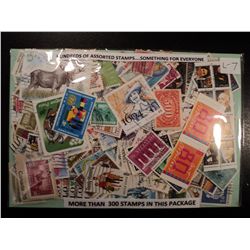 300 ASSORTED COLLECTORS STAMPS VERY NICE
