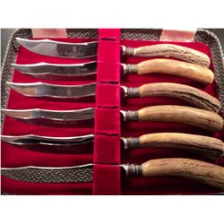 MADE IN SHEFFIELD ENGLAND HADDON HALL KNIFE SET