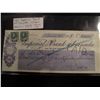 Image 1 : 1917 CANADA WW1 IMPERIAL BANK CHEQUE WITH SCARCE LOGO