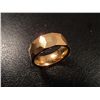 Image 1 : MENS TUNGSTEN GOLD PLATED WEDDING BAND SIZE 7 1/2