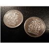 Image 1 : CANADA 2006/2007 50 CENT PIECES SOLD TOGETHER