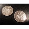 Image 1 : CANADA 1970/1979 50 CENT PIECES SOLD TOGETHER