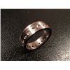 Image 1 : MENS STAINLESS STEEL RING WITH CZ SIZE 8