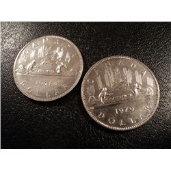1978 CANADA DOLLAR SOLD WITH 1979 DOLLAR