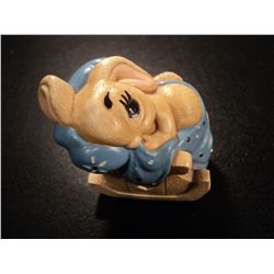 "ROCKY" BY PEPIWARE FINE HAND PAINTED STONEWARE FIGURE
