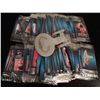 Image 1 : BUNDLE OF STAR TREK MINI COLLECTOR CARDS WITH STARSHIP ENTERPRISE TOY