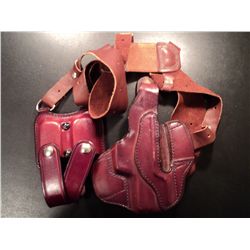 DON HUME H726 HOLSTER, SHOULDER STRAP AND MAGAZINE CARRY