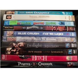 BUNDLE OF TEN DVD'S