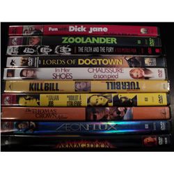 BUNDLE OF TEN DVD'S