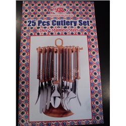 25 PIECE CUTLERY SET