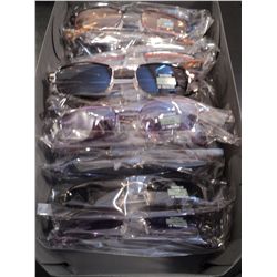 BOX OF 12 PAIR OF SUNGLASSES